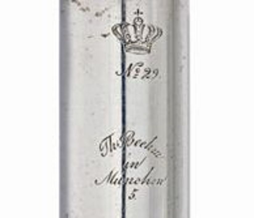 Detailaufnahme der fünften Zylinderflöte.