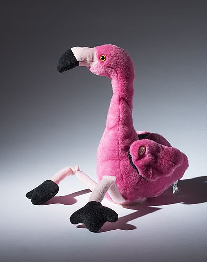 Plüsch-Flamingo.