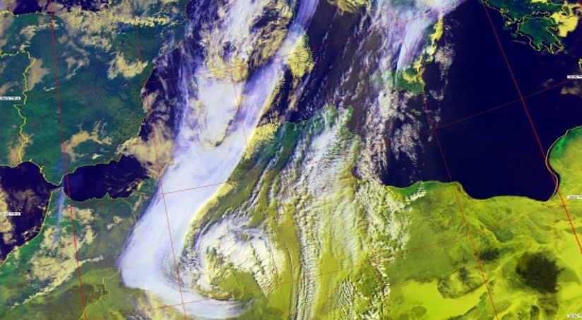 Aufnahme des Satelliten METOP-A vom 19.2.2014.