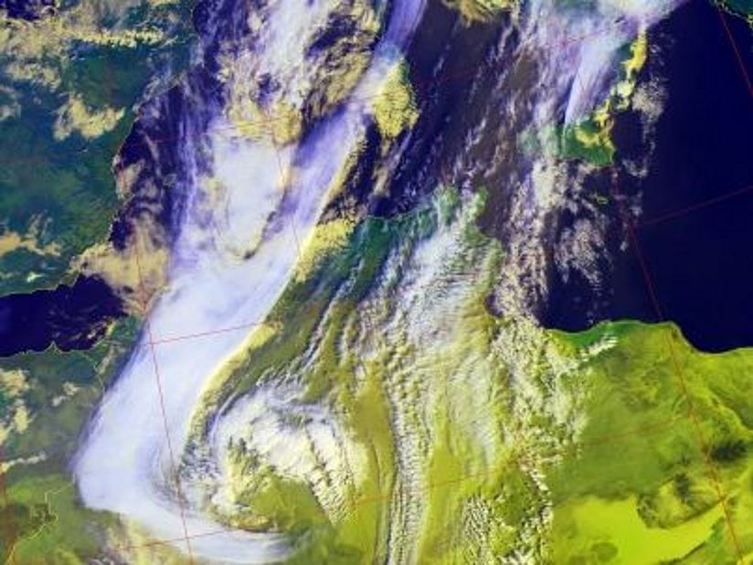 Aufnahme des Satelliten METOP-A vom 19.2.2014.