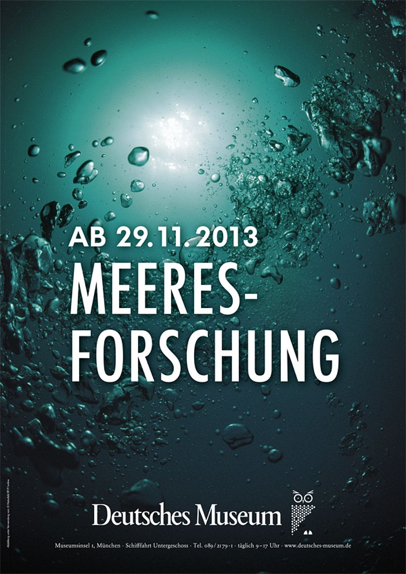 Plakat Meeresforschung.