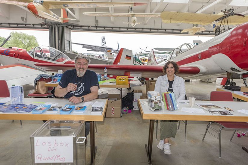 Mitgliederstand am Fly-In.