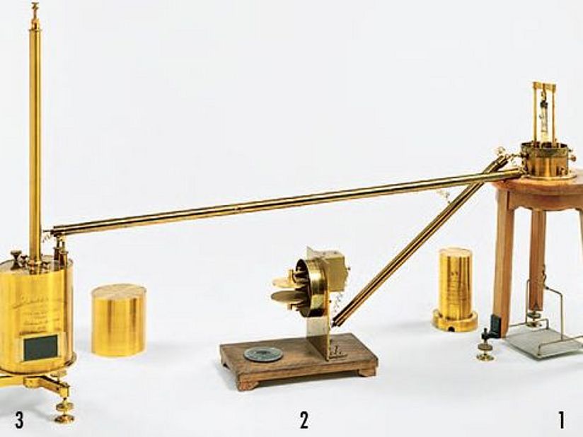 Apparat zur Messung der Radioaktivität nach Curie.