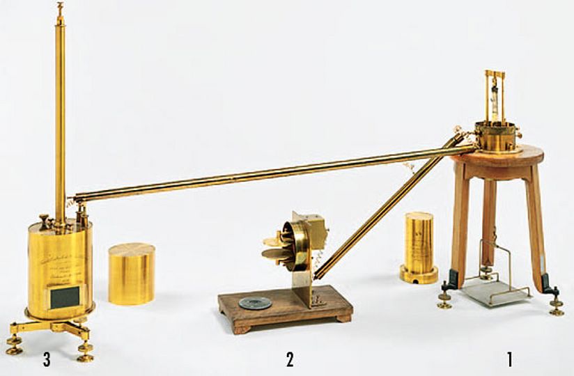 Apparat zur Messung der Radioaktivität nach Curie.
