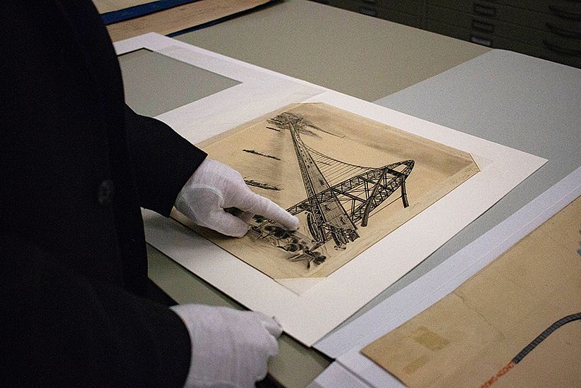 Grafik einer Brücke.