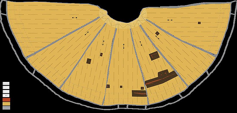 Kartierung der Stiche für die Restaurierung.