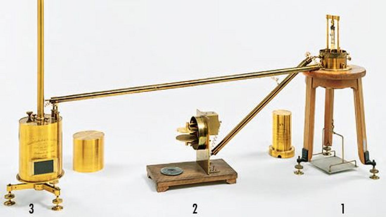 Apparat zur Messung der Radioaktivität nach Curie.