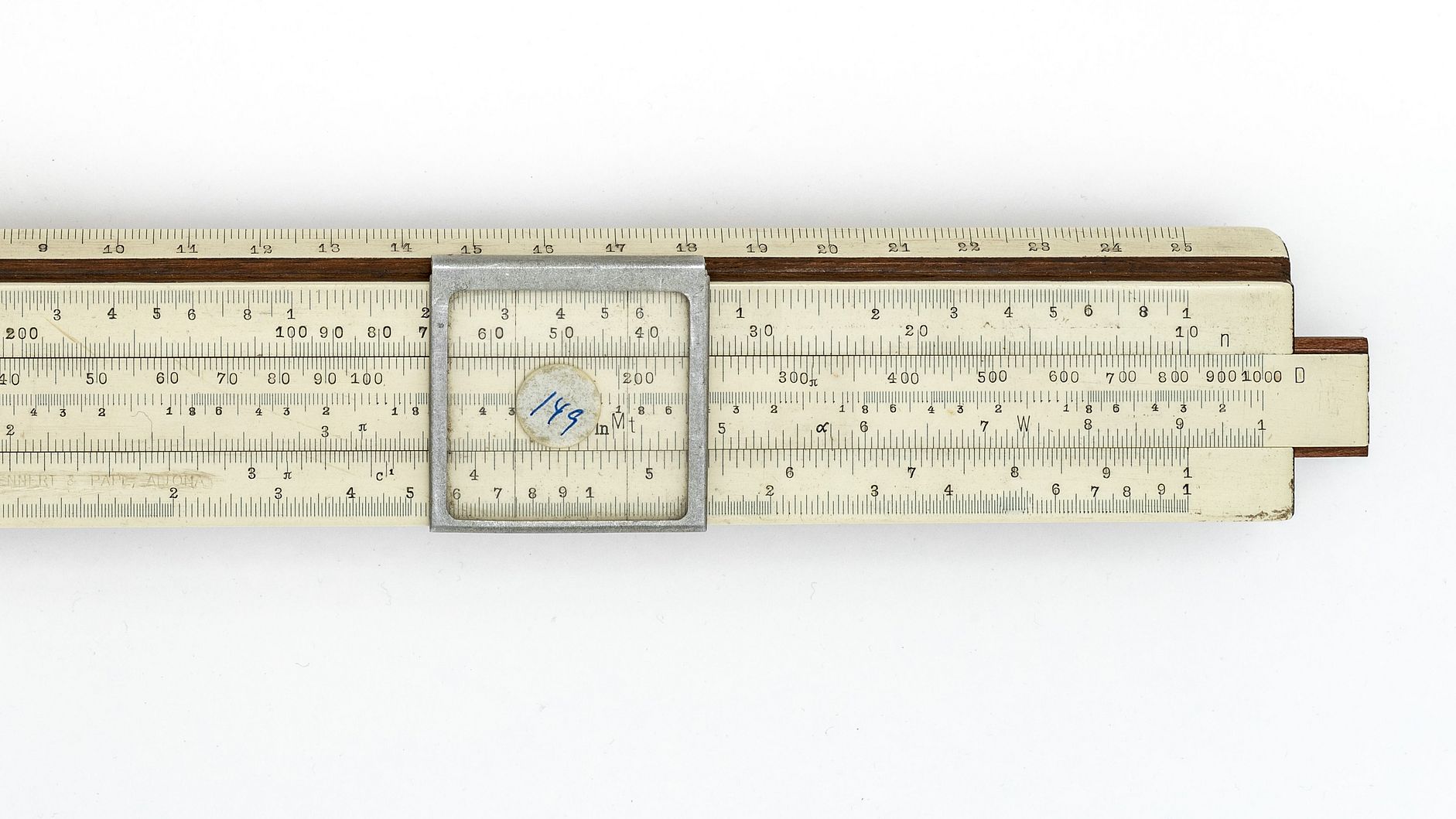 Rechenschieber des Systems Friedrich & Hippler  Rechenschieber zur Einstellung für Maschinen zur Metallbearbeitung