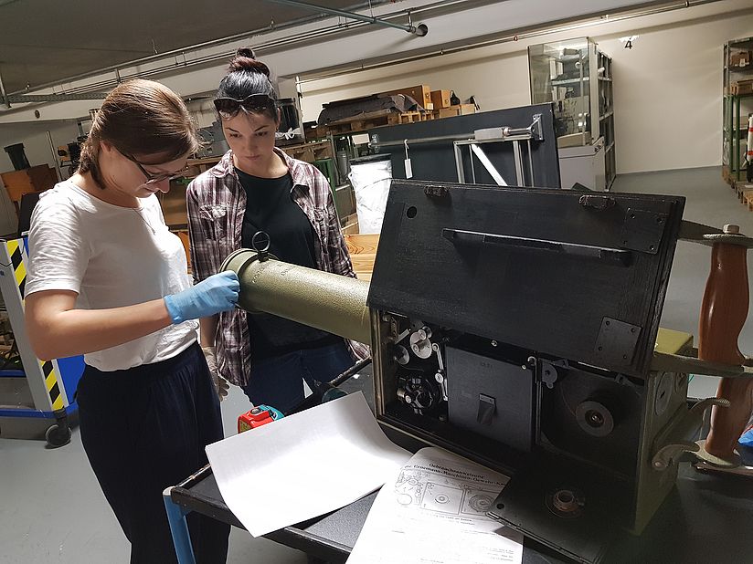 Analysiere einer Maschinengewehrkamera.