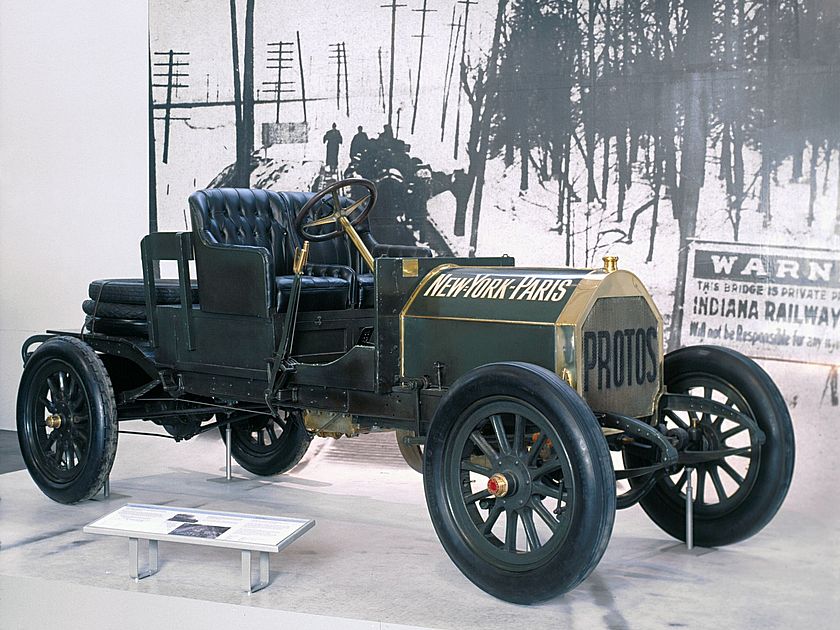 PKW der Motorenfabrik Protos, Berlin 1907.