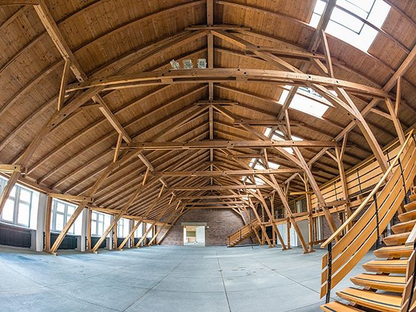 Ausstellungsraum Landwirtschaft ohne Objekte.