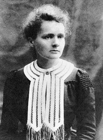 Porträt Marie Skłodowska Curie.