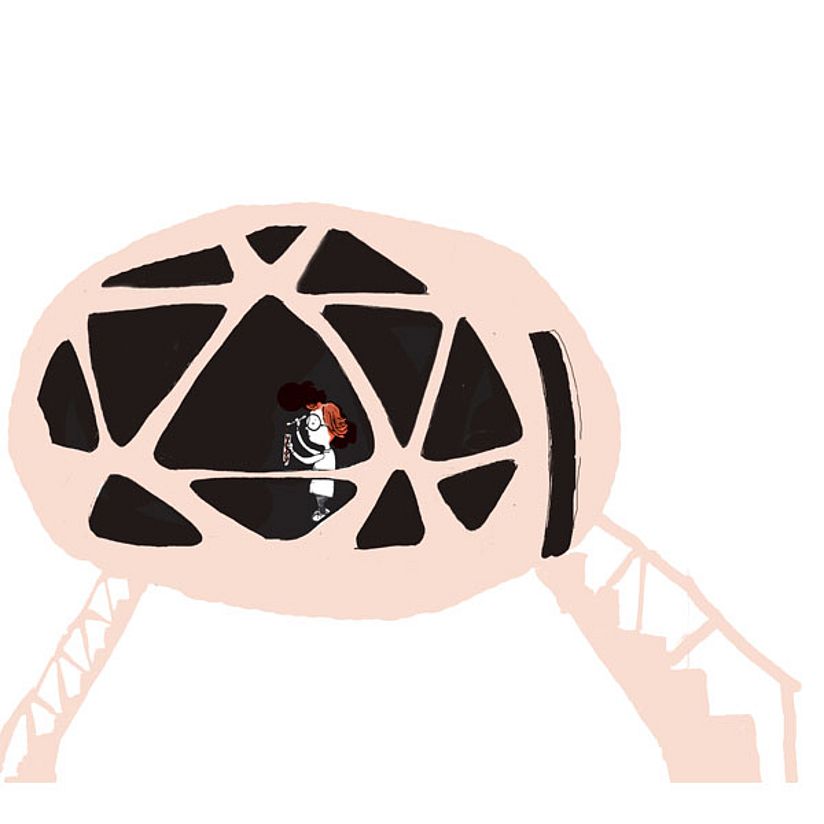 Illustration Apollo Mission von Jaqueline Pulsack
Illustration Gentechnik von Jonathan Hadari