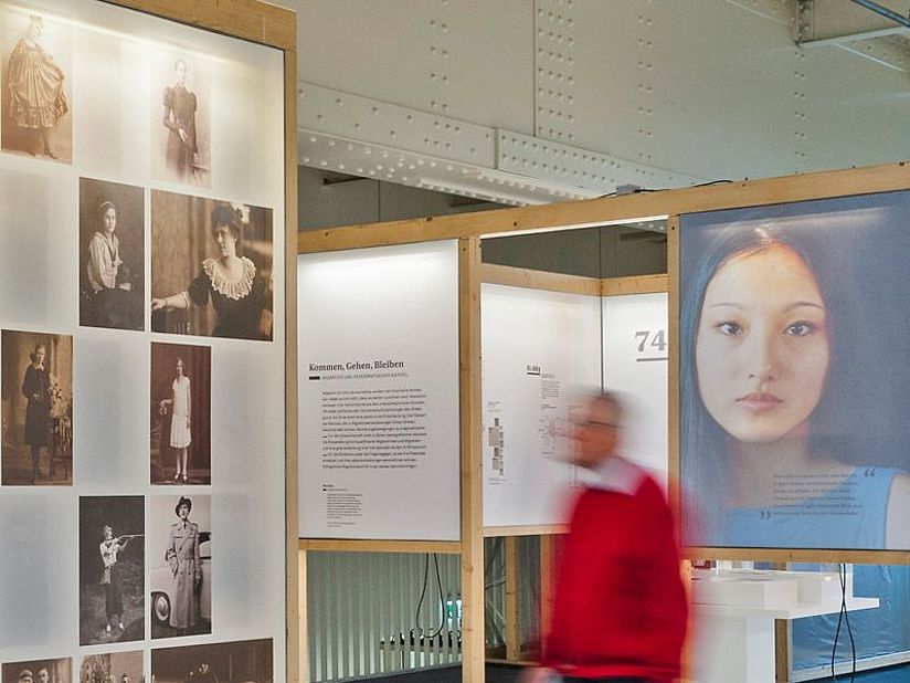 Blick in die Sonderausstellung „Zukunft leben – die demografische Chance“.