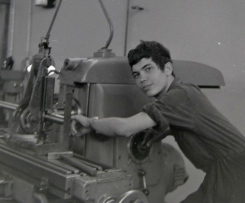 Willi Müller-Basler als junger Auszubildender