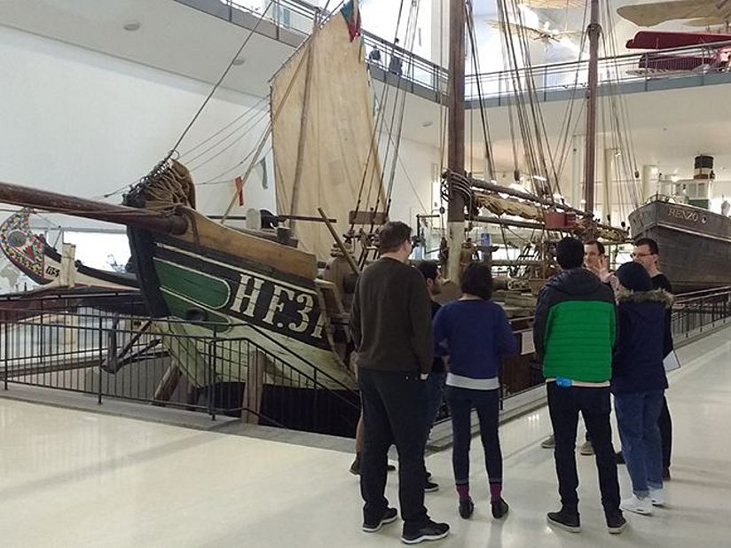 Führung Wissen ohne Grenzen durch die Schifffahrt.