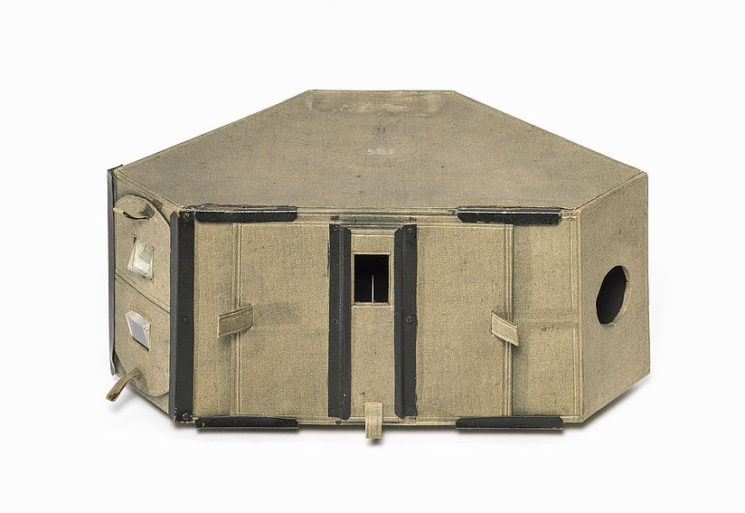 Rückansicht des Phakoskops.