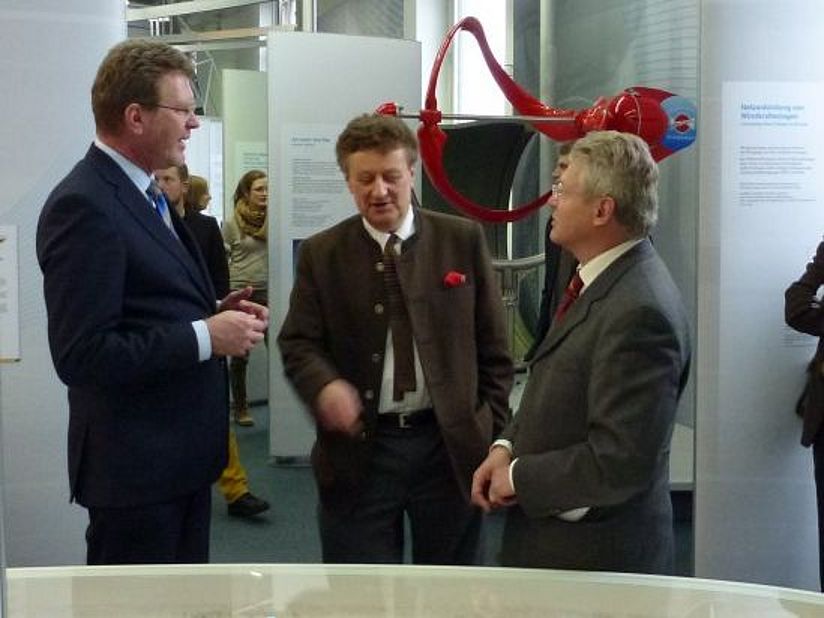 Dr. Marcel Hube, Prof. Dr. Wolfgang Heckl und Dr. Frank Dittmann.