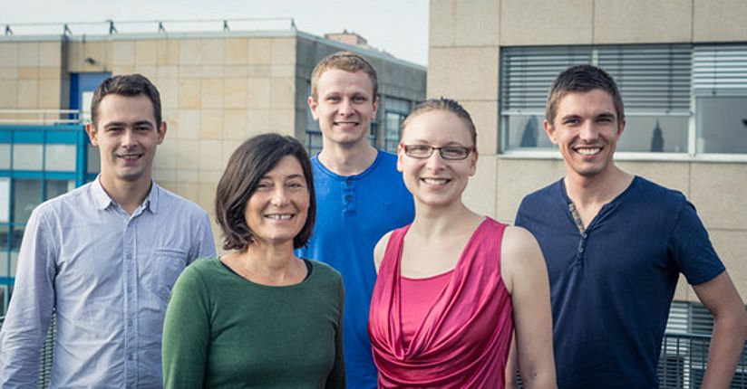 Dr. Moresco und ihr Team von der TU Dresden.