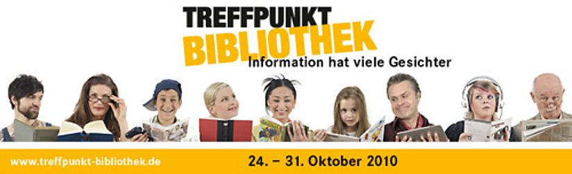 Banner Treffpunkt Bibliothek 2010.