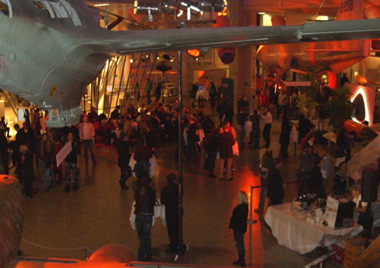 Lange Nacht der Museen 2009. In der Ausstellung Luftfahrt.