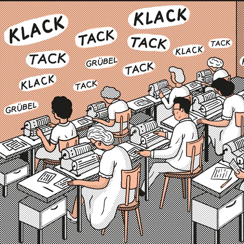 Comic Zuse Z4 von Benedikt Rohlmann