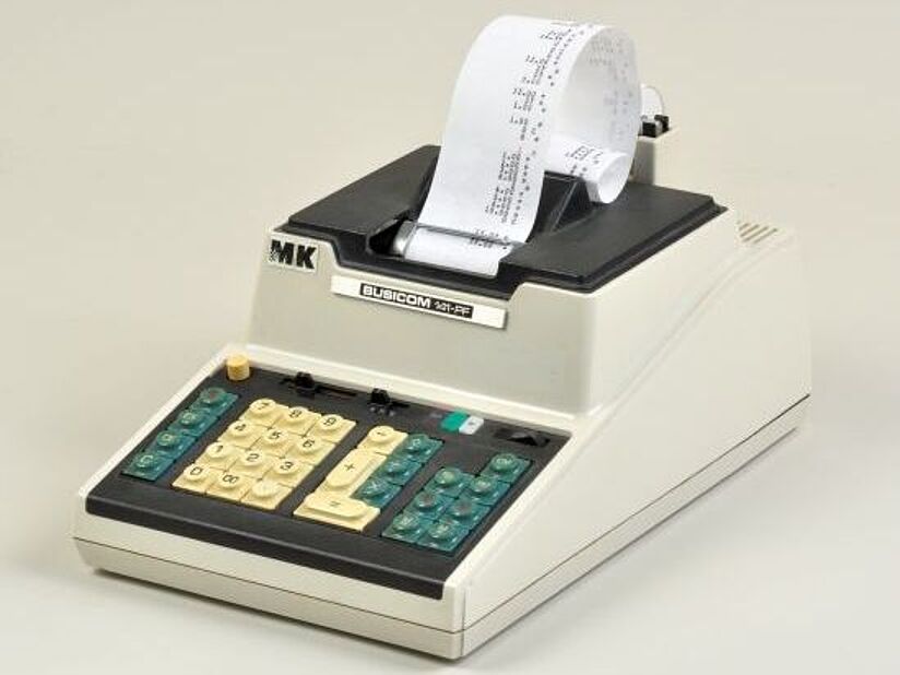 Tischrechner Busicom 141-PF.