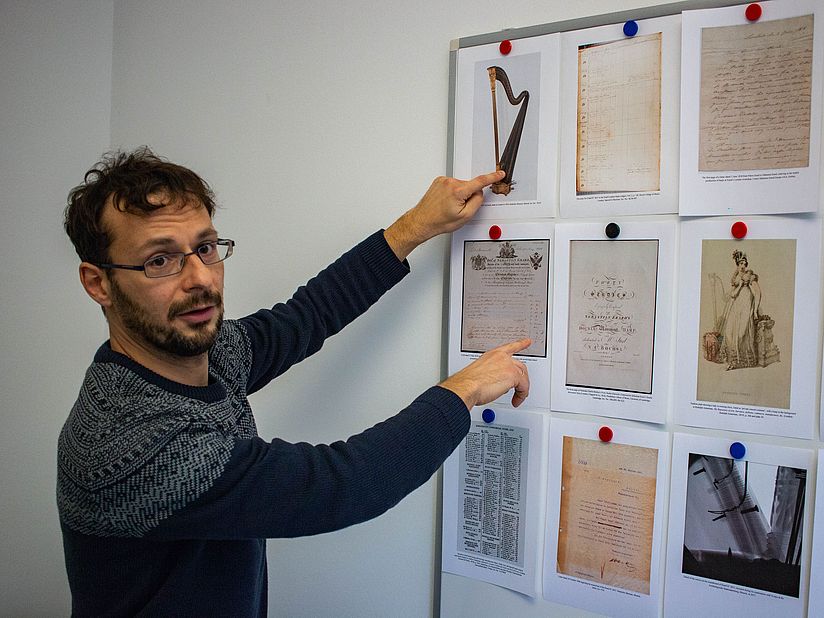 Dr. Panagiotis Poulopoulos während des Interviews.