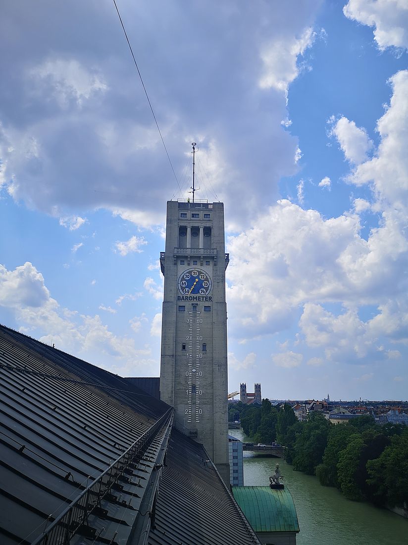 Sendeantenne von Radio Eule am Museumsturm.