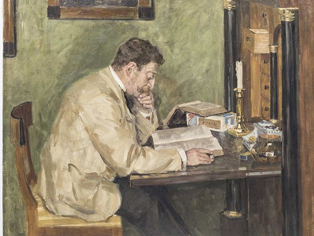 Blog Portraetsammlung CD 74279 Philipp Klein: Robert Emden, 1903, Öl auf Leinwand, 121 x 148 cm, DMA, PT 10584.