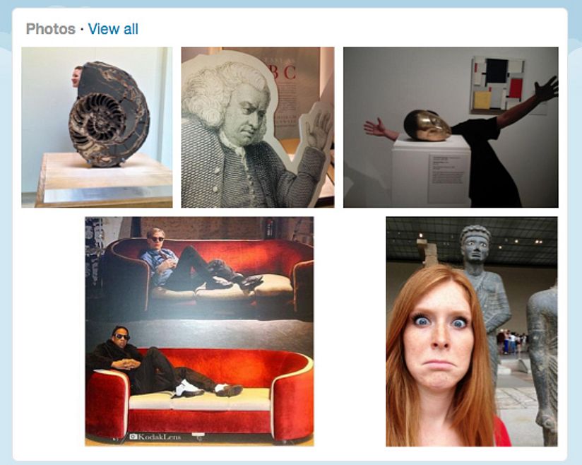 #museumselfies Fotos aus Museen weltweit.