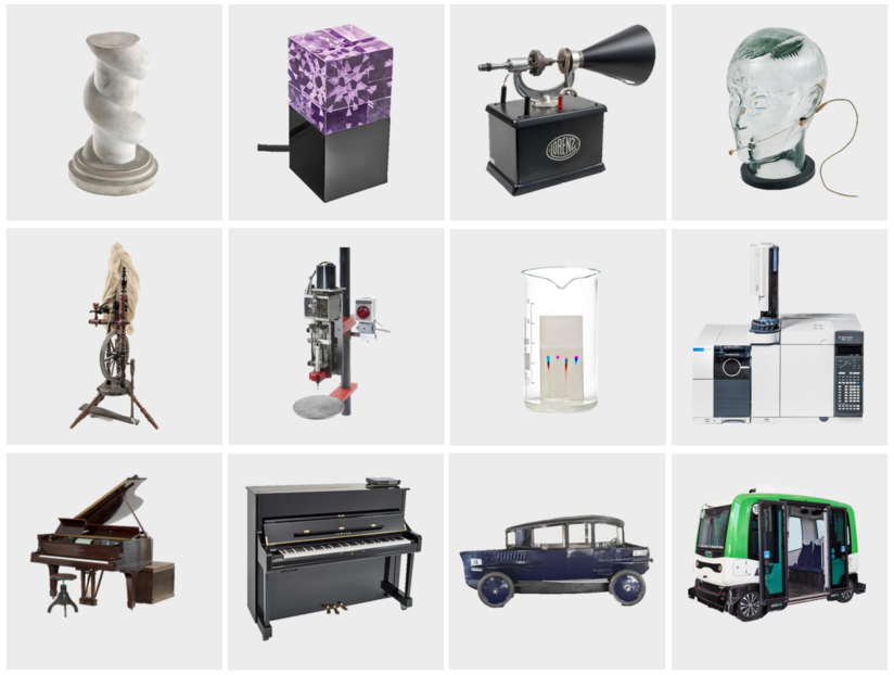 12 Objekte aus der Sammlung des Deutschen Museums auf einen Blick