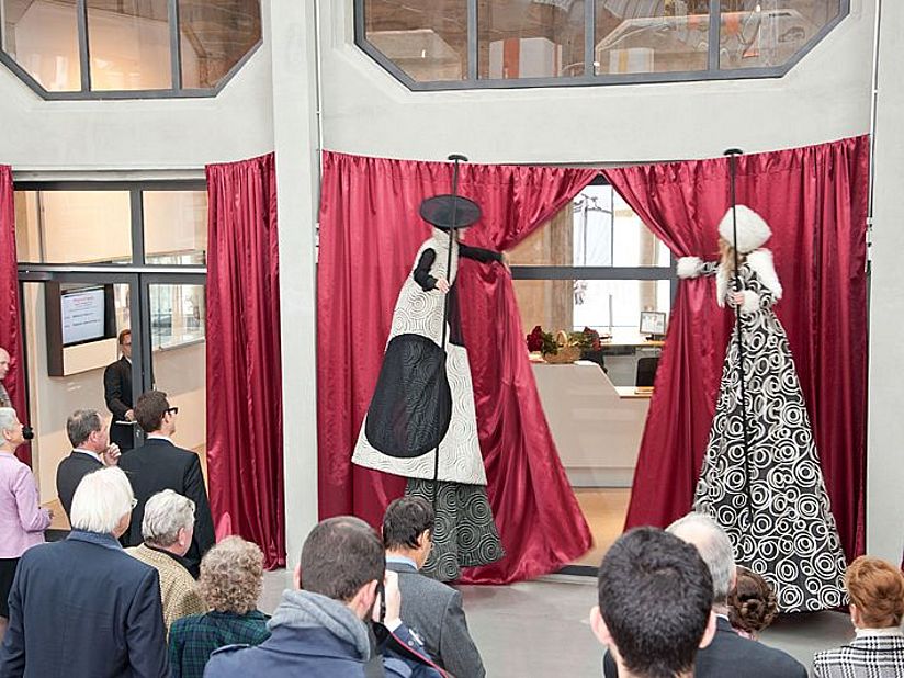 Feierliche Eröffnung des neuen Eingangsbereichs des Verkehrszentrums am 27. Oktober.