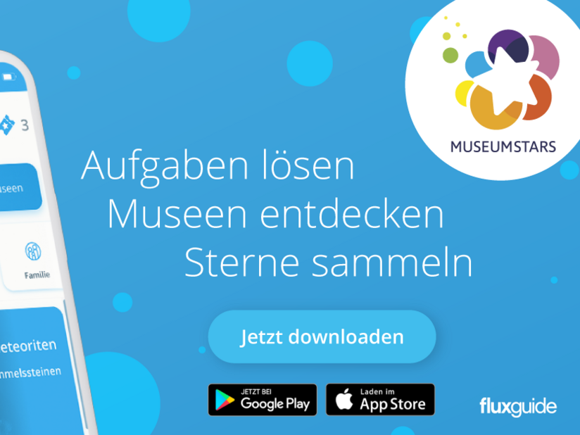 Werbung für die App MuseumStars.