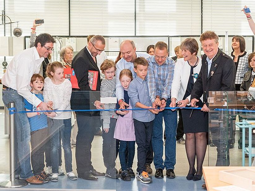Eröffnung der Experimentier-Werkstatt.