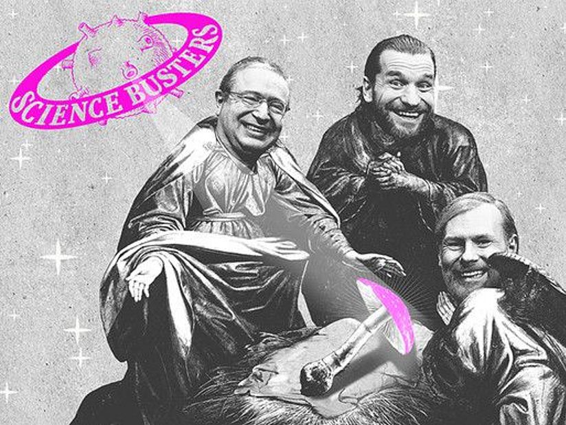 Plakatmotiv der Science Busters.