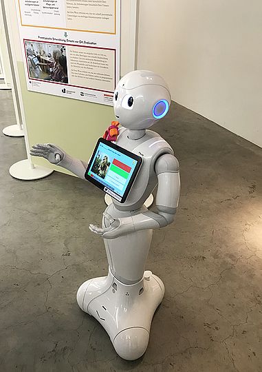 Roboter Pepper im Deutschen Museum.