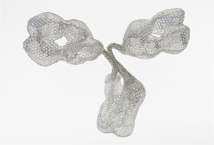 Molekülmodell in der Y-Form.