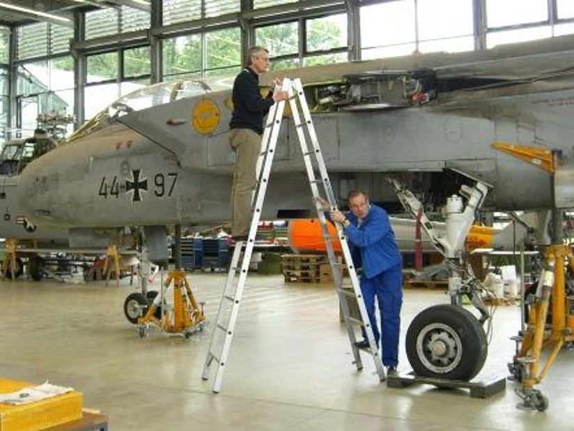 Tornado IDS in der Gläsernen Werkstatt.