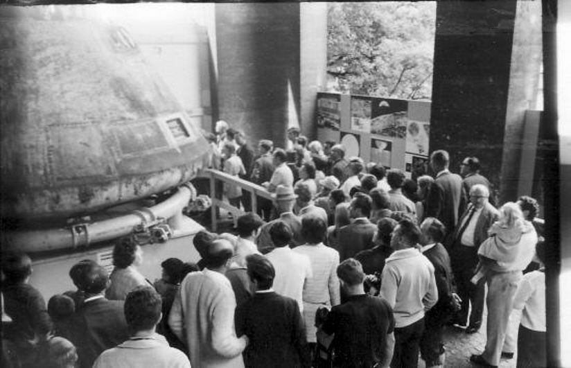 Apollo-8 Raumkapsel im Deutschen Museum.