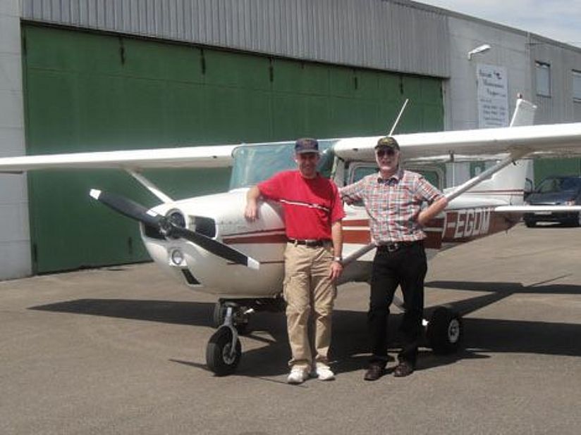 Peter Thum und Hans Koberstein (rechts).