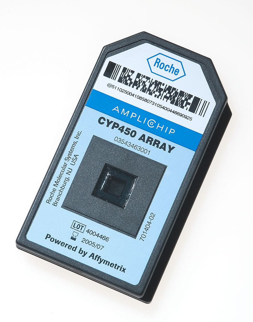 Abbildung eines AmpliChip 