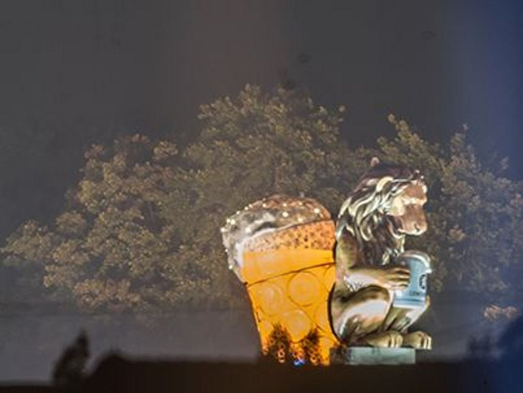 Oststernwarte: Blick auf die Bavaria.
