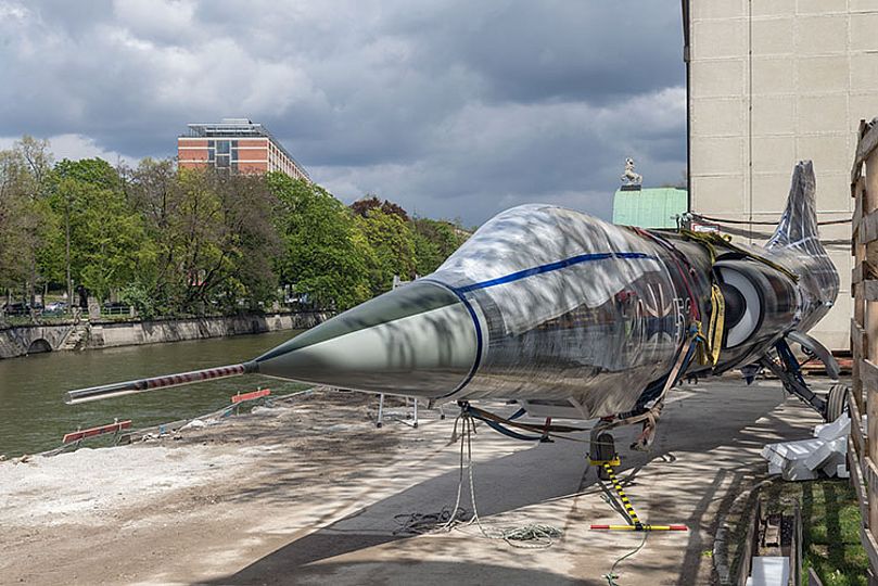 Starfighter F104 vor dem Museum.