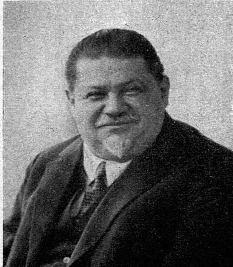 Porträtfotos: Die Leitung der Firma Waldes. Almanach des Bezirks Prag 13 von 1934 (Almanach okresu Praha 13).