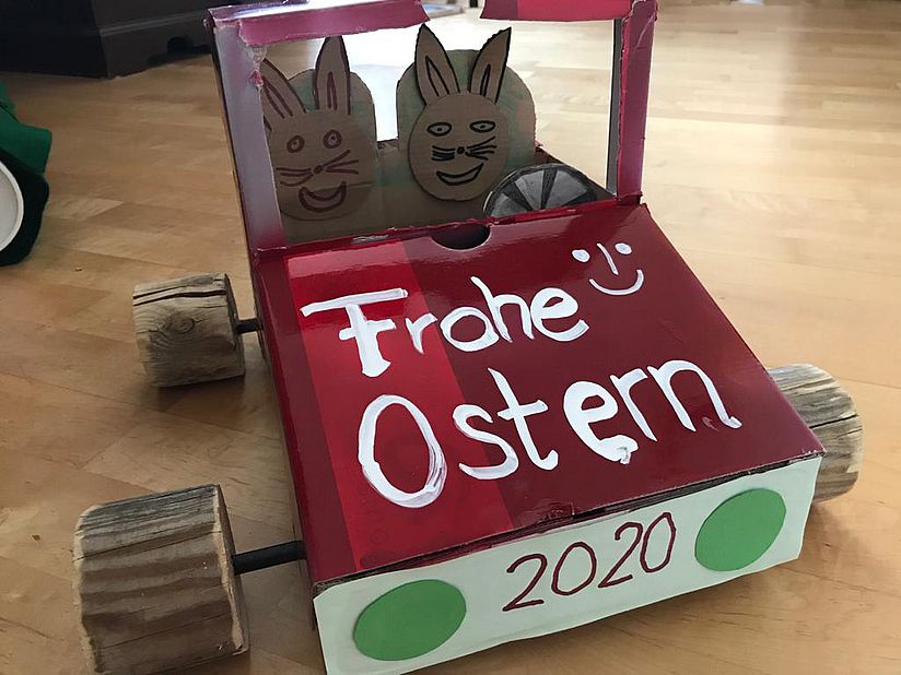 Osterhasenrakete von Moritz.