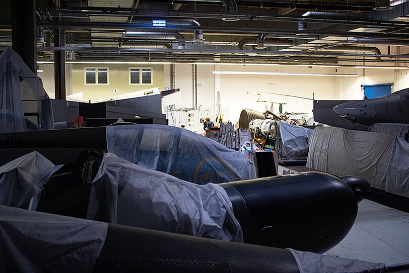 Blick in eines der Depots: Objekte werden hier gelagert.