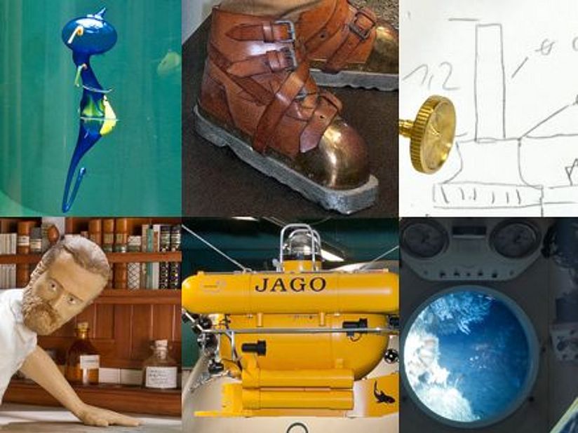 Details aus der Ausstellung Meeresforschung.