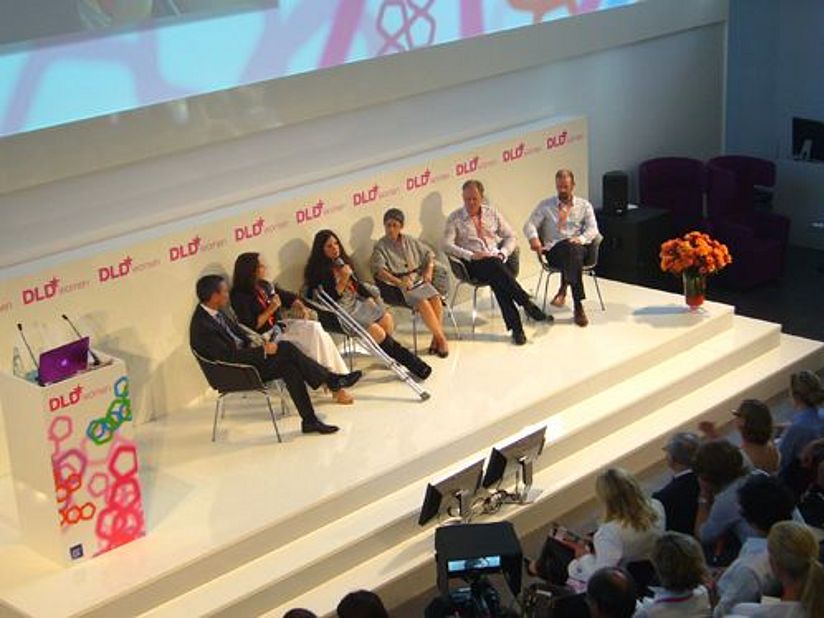 Panel Women want more auf der DLD Women im Deutschen Museum 2010.